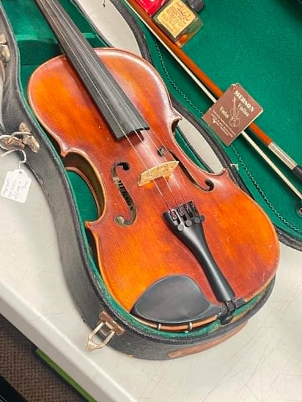 Merson Concert 4/4 Violin 1921-1943 with Case and Bow (Germany) image 1