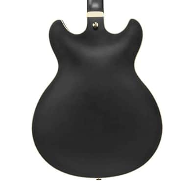 Used Ibanez AS73GBKF AS Artcore Electric Guitar - Black Flat image 7