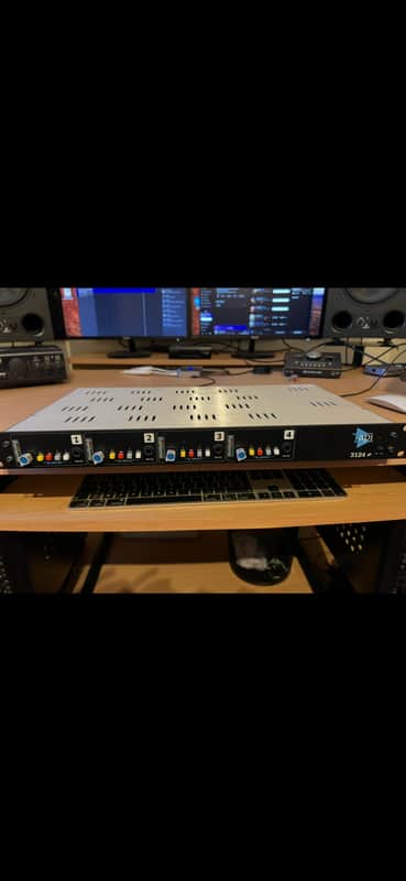 API 3124+ 4-Channel Mic Preamp 2000 - 2016 - Black image 1