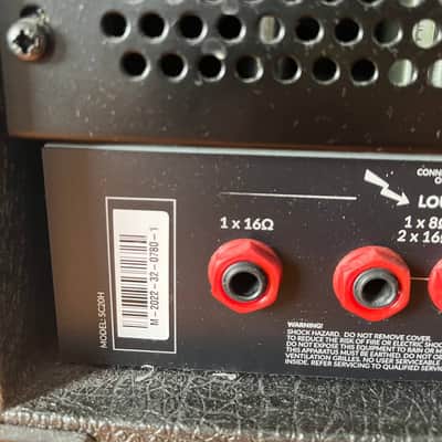 Marshall Studio Classic SC20H "JCM 800 Lead Series" 20-Watt Guitar Amp Head - 2022 - Stealth Black imagen 4