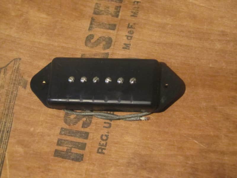 Late 80's Gibson P90 Pickup, Black Dogear Cover image 1