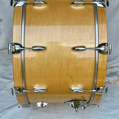 Gretsch USA Custom 26" x 14" Bass Drum 1980's  Square Badge - Maple - Natural - EXCELLENT image 15