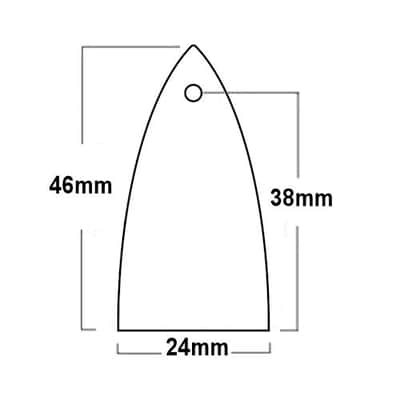 GUITAR TRUSS ROD COVER - Engraved Etched - ESP or LTD - PENTAGRAM 666 - Black image 2