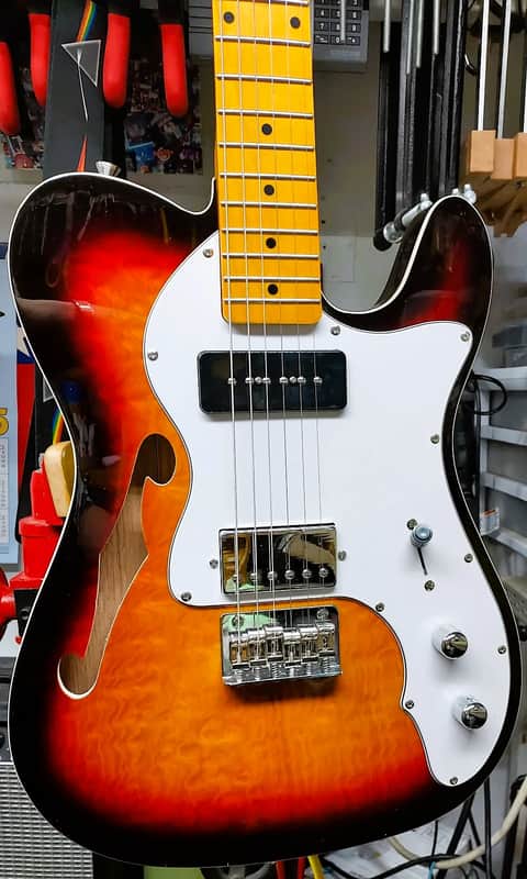 Thinline Telecaster style Major Upgrades GEARit GTL-200 Shoreline Thinline Tele wGB image 1