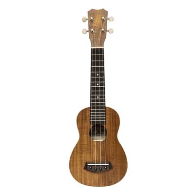 Islander AS-4 FLAMED Flamed Acacia Top Okume Neck Traditional 4-String Acoustic Soprano Ukulele image 3