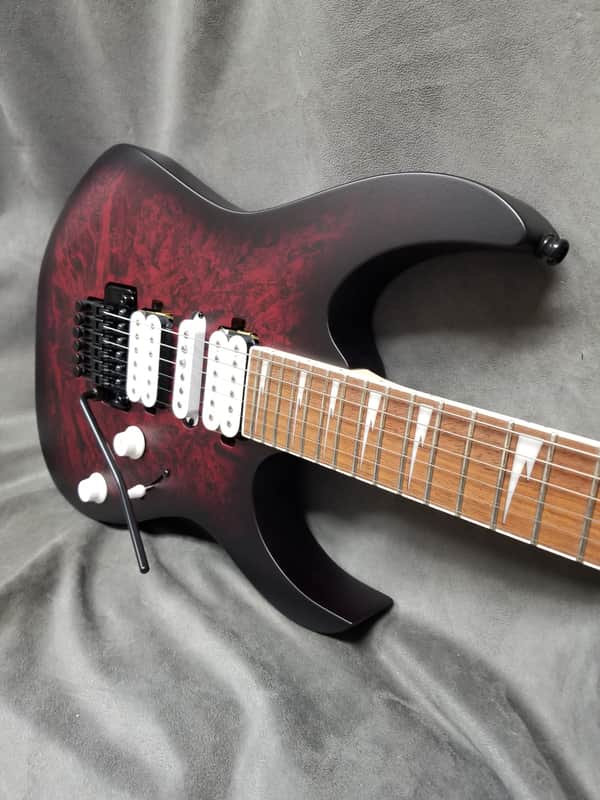Ibanez RG470DXW-WZM Standard Wine Red Frozen Matte image 1