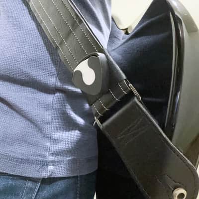 Snake Outdoor Cotton Canvas guitar strap w/ matching guitar pick holder handmade by MattS Design & Effect image 4