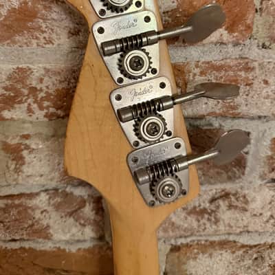 Fender Jazz Bass 1973 - Black over Mocca image 6