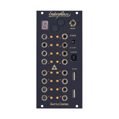Endorphin.es Shuttle Control Eurorack MIDI to CV Convertor Module (Black) image 4