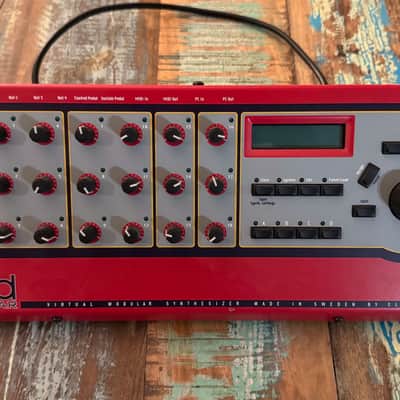 Nord Modular Rack Desktop / Rackmount Virtual Synthesizer 1997 - 2003 - Red image 1