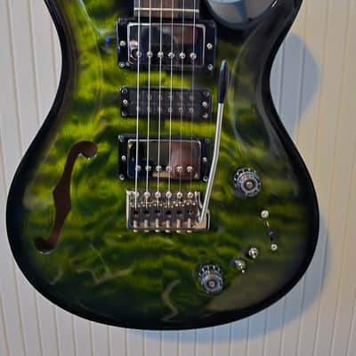 2022 PRS Special 22 Semi-Hollow Wood Library- Jade Smokeburst- Brian's Guitars- Exclusive image 3
