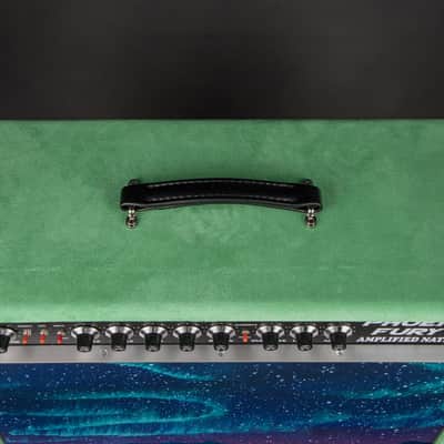 Amplified Nation Phoenix Fury 50w 1x12 Combo - Emerald Green Suede & Northern Lights #218 image 8