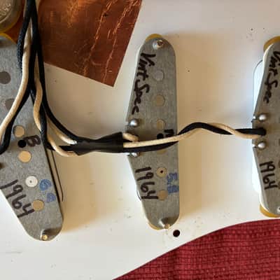 Virgil Arlo by Tone Specific Loaded Strat Pickguard  - White 8 Hole image 4