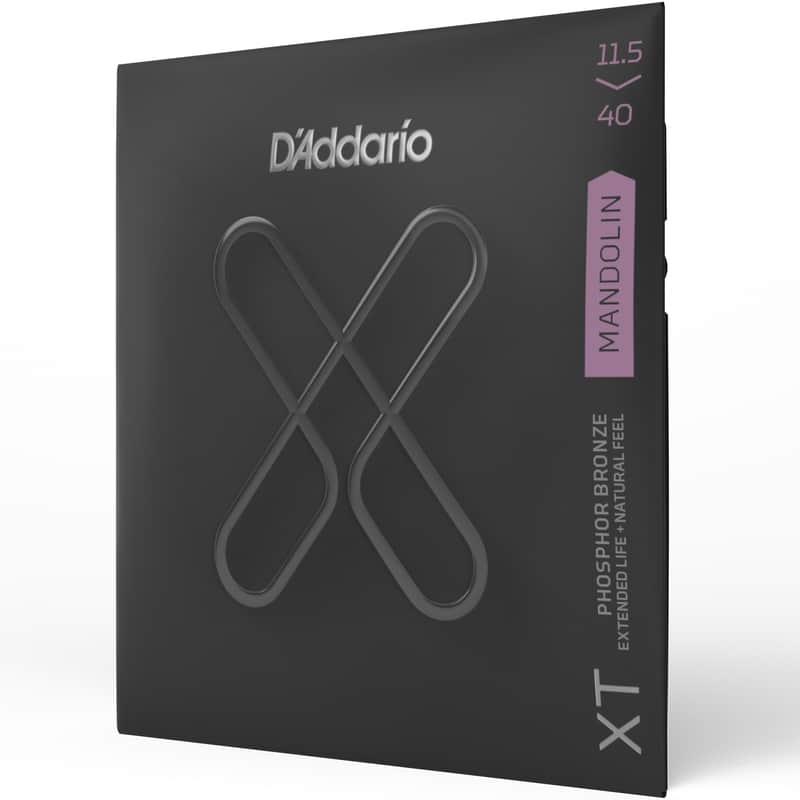 D'Addario XTM11540 XT Mandolin Phosphor Bronze, Custom Medium, 11.5-40 2019 image 1