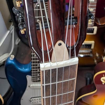 Ortega Tour Player Series RTPDLX-FMA Thinline Crossover Electric Nylon String Guitar image 2