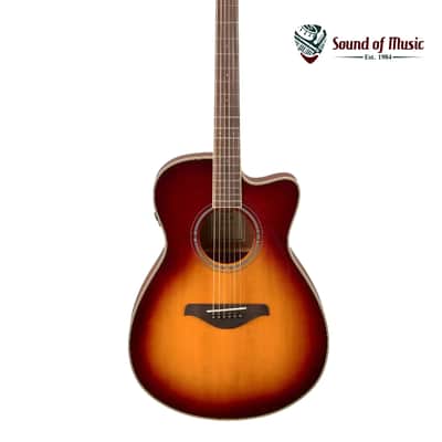 Yamaha FSC-TA TransAcoustic Concert Cutaway Acoustic-Electric Guitar - Brown Sunburst image 1