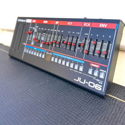 Roland JU-06 Boutique Series Digital Synthesizer Sound Module 2015 - Present - Black image 2