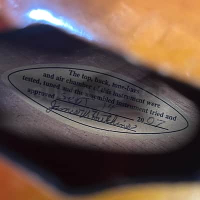 Gibson L-4 (ES-175) Custom Shop Master Model Sunburst 2007 James W. Hutchins image 11