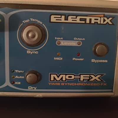 Electrix Mo-FX Time Synchronized Effects Unit 2000s - Blue image 6