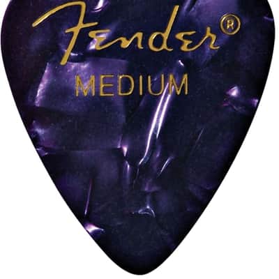 Fender PREMIUM CELLULOID PICKS, 351 SHAPE -12 PACK Heavy Green image 1