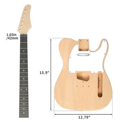 🎸Unmarked S Series Electric Guitar Kit +Whammy / Tremolo +Rosewood FB +Soft Case/Gg Bag +Strap +Cable +Pick!🎸 image 4