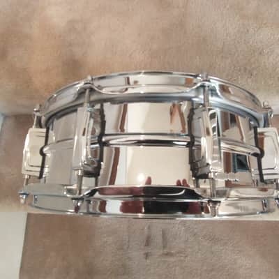 Ludwig LM 400 Supraphonic snare drum, blue/olive badge - mint open box! image 3
