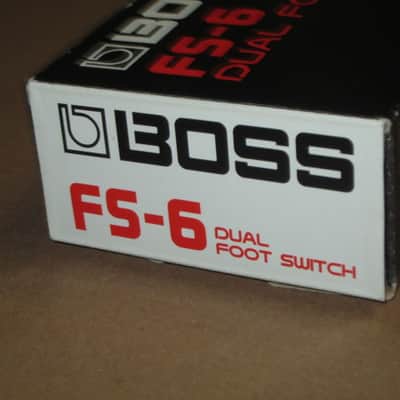 lightly handled (generally mostly very clean) Boss EMPTY BOX ONLY for FS-6 Dual Foot Switch (NO footswitch / NO paperwork) specifically from  2014 - but can be a home for a different year FS-6 footswitch (link for Manual in is description) image 6