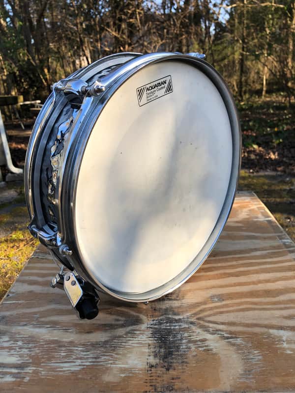 tama-12x3-piccolo-2000s-hammered-steel-reverb