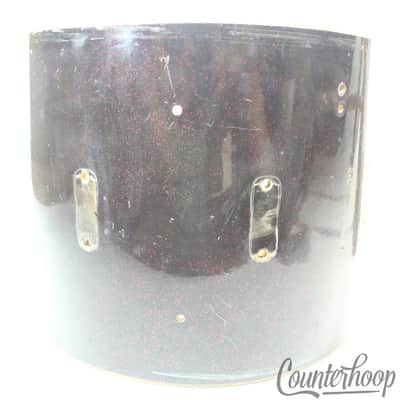 Slingerland 12x15"Black Sparkle Drum Shell Vintage'66 3Ply Floor Tom Project 60s image 6