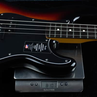 Fender American Pro Classic Precision Bass Rosewood 3 Tone Sunburst US25053125 image 5