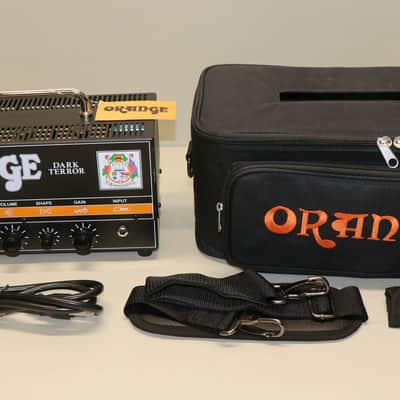 2022 Orange Dark Terror Amp Amplifier Head 7/15 Watts RMS with Gig Bag image 2