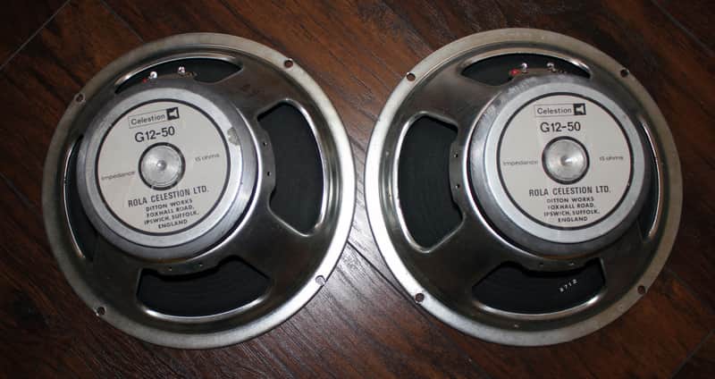 Celestion G12-50 1981 Matched Pair image 1