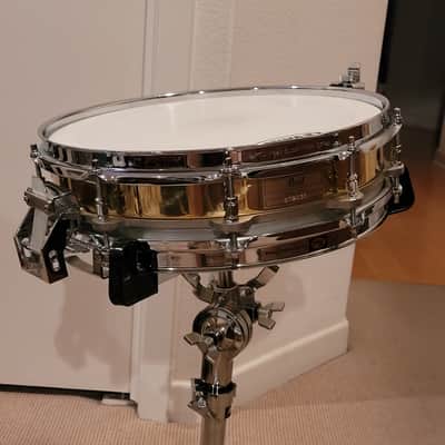 Pearl Free Floating Brass Shell Snare Drum B914-P 1983-1991 (1st Generation) image 4