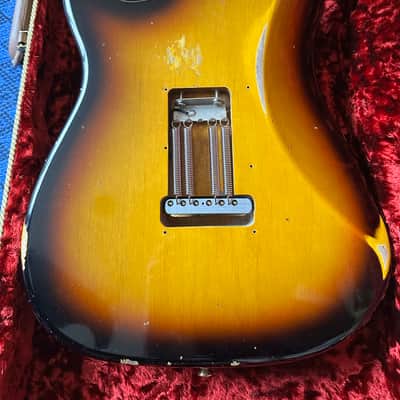 Fender Fender Custom Shop Stevie Ray Vaughan Signature Stratocaster Relic - 3-tone Sunburst image 15