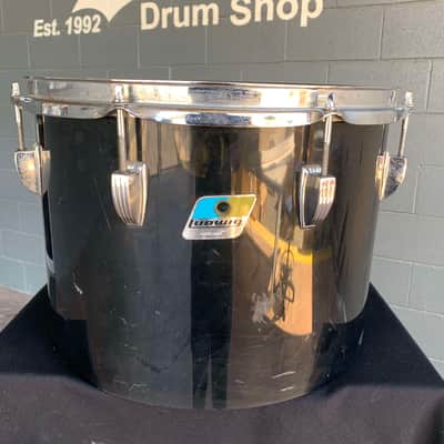 70's Ludwig Smoke Vistalite 10x14" Concert Tom image 2