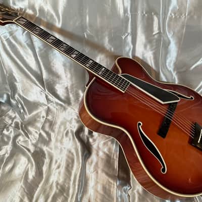 1975 D'Aquisto New Yorker MINT Sunburst Hollowbody Guitar With Original Hard Shell Case image 8
