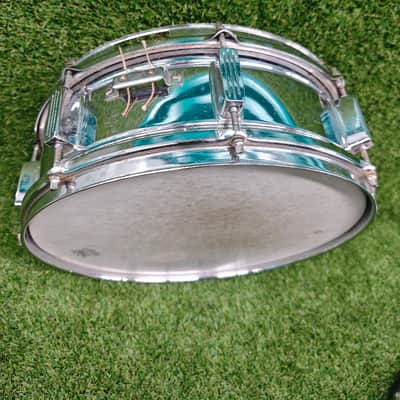 ⚡Vintage Rogers R380 14"X5" Steel Chrome Snare Drum ⚡ image 15