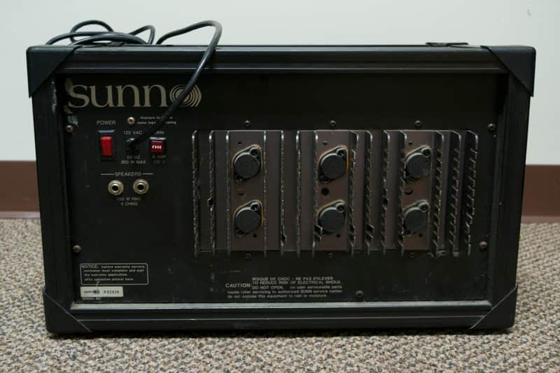 Sunn SX6350 350 Watt Powered Mixer Black | Reverb