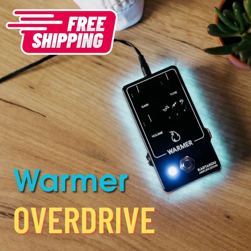 KARTAKOU Warmer | Handmade Guitar Overdrive / Boost Pedal image 1