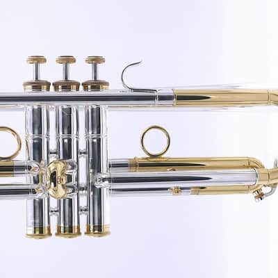 Carolbrass CTR-5000L-GST-Bb-SRL Mariachi Model Trumpet in Silver Plate image 13