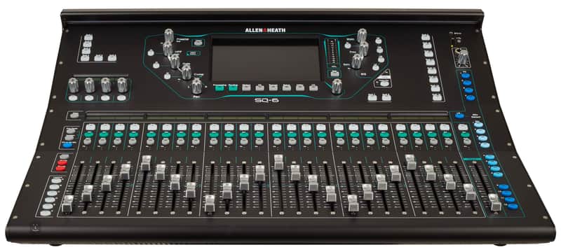 Allen & Heath SQ-6 48-Channel Digital Mixing Console 2017 - Present - Black image 1