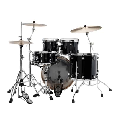 Tama Starclassic Performer 4-Piece Drum Shell Pack - 22" Bass (Piano Black) image 3