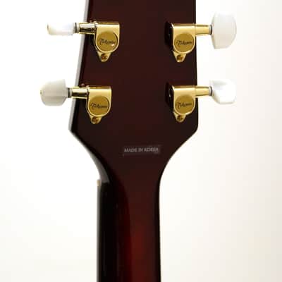 Takamine EG568C FXC Thinline Cutaway Acoustic-Electric Guitar w/ Deluxe Gig Bag - Natural image 9