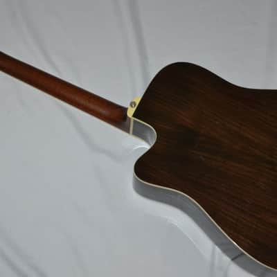 Alvarez AD710CE Artist Series Dreadnought Acoustic Guitar, PROJECT for REPAIR Natural image 9