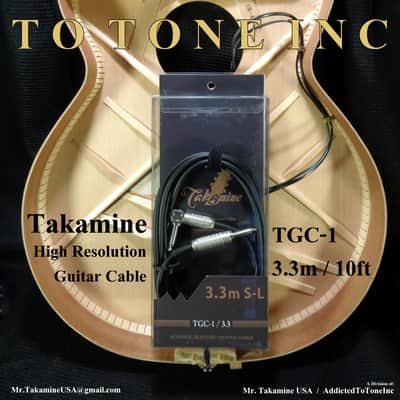 Takamine Guitar Cable TGC-1 3.3m / 10ft High Resolution Acoustic Guitar Cable image 2