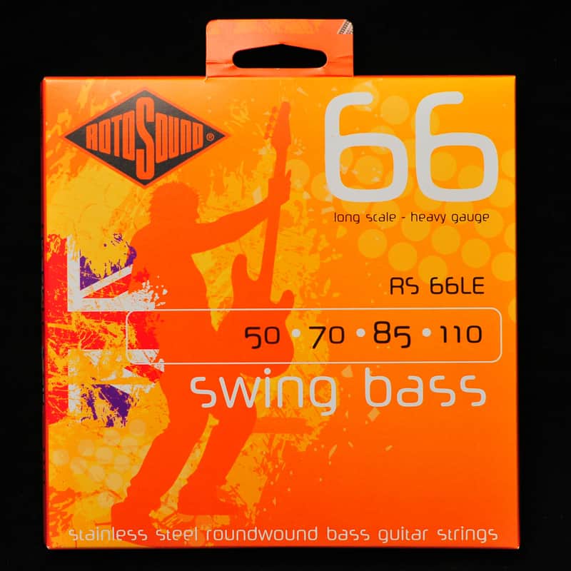 Rotosound RS66LE Swing Bass 66 Steel Electric Bass Strings - Heavy (50 - 110) image 2