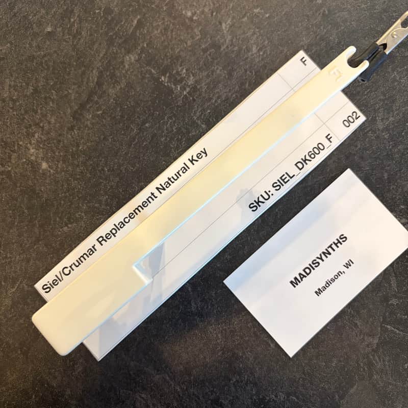 ORIGINAL Fatar Replacement F Key for Siel DK-600/Opera, DK-700, DK-80; Crumar Bit One, Bit 99 image 1