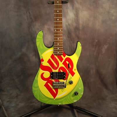MTV Sun Drop Soda Guitar Whammy Humbucker 1990's Promo Logo Finish image 1