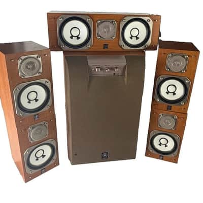 Rare Yamaha NS-10MMT 5.1 Surround System White Cone + YST-SW45 Sub — NS-10 Grammy Legacy image 2