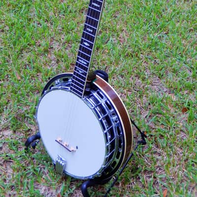 Vintage Iida Model 235 'Masterclone' 5-string Banjo with Case image 5
